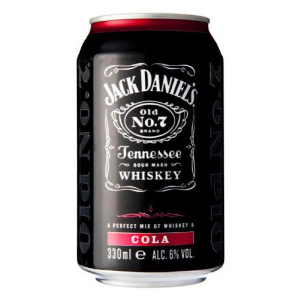 Jack Daniel's Whiskey & Cola (12 x 0,33 Liter blik) 6% Alcohol Kopen