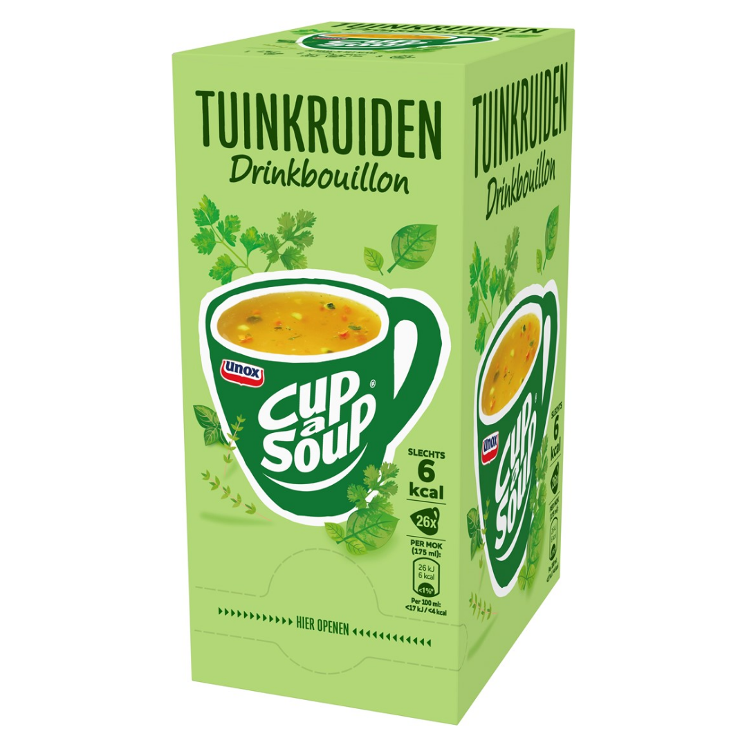 Unox Cup a Soup Tuinkruiden Drinkbouillon (26 x 3 gr. NL) Kopen