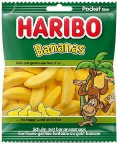 Haribo Bananas (28 x 70 Gr. zakje NL) Kopen