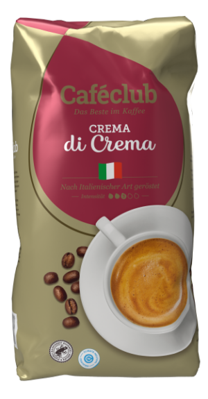 Caféclub Crema di Crema Coffee Beans (8 x 1 Kilo)