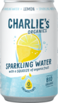 Charlie's Organic Sparkling Water Lemon (12 x 0,33 Liter cans NL) Kopen