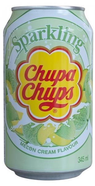 Chupa Chups Melon & Cream Flavour (24 x 0,345 Liter blik) Kopen