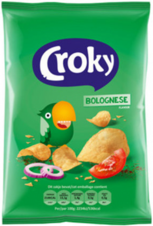 Croky Bolognese Crisps (12 x 100 gr.)