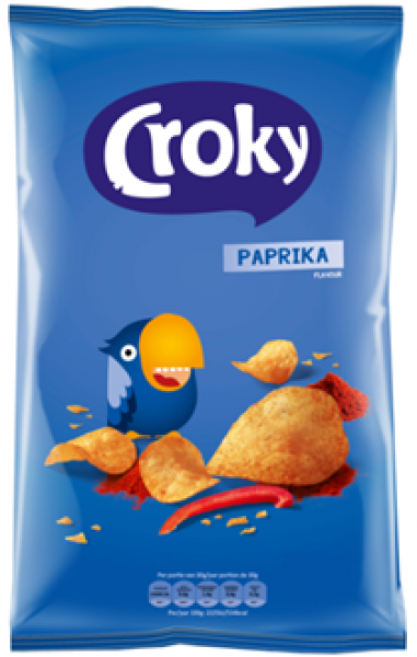 Croky Paprika Chips (12 x 100 gr.) Kopen