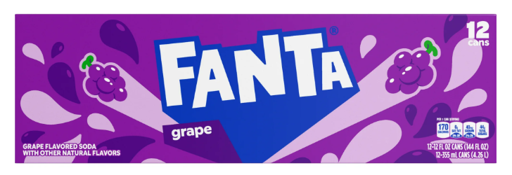 Fanta USA Grape (12 x 0,355 Liter blik)
