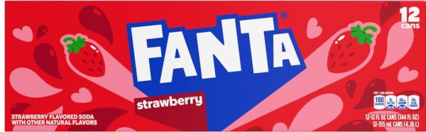 Fanta USA Strawberry (12 x 0,355 Liter blik)