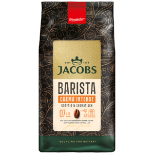 Jacobs Barista Editions Crema Intense Coffee Beans (4 x 1 Kilo)