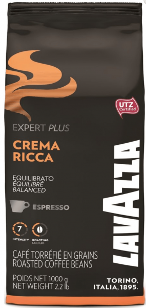 Lavazza Expert Plus Crema Ricca Espresso koffiebonen (6 x 1 Kilo) Kopen