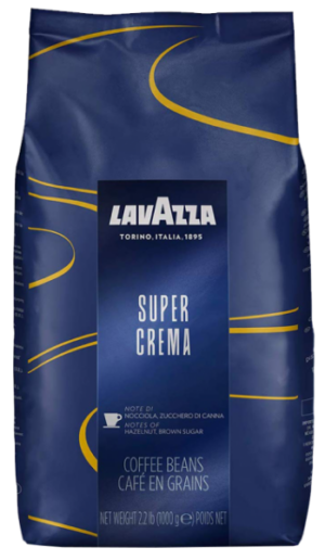 Lavazza Super Crema Coffee Beans (6 x 1 Kilo)