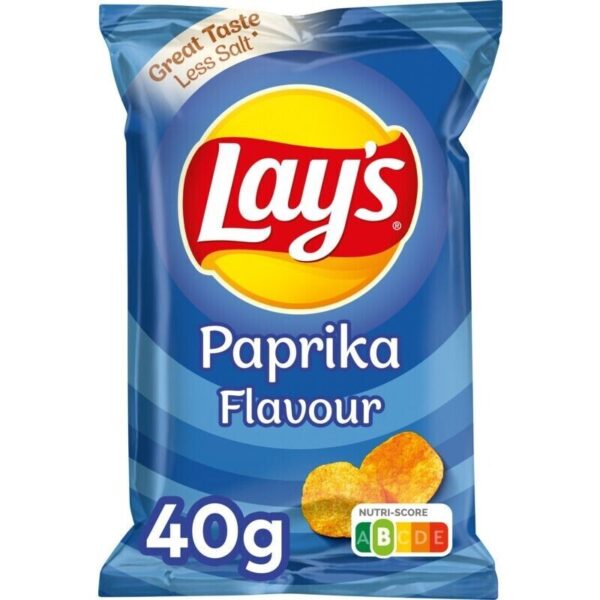 Lay's Paprika Crisps (20 x 40 gr.)