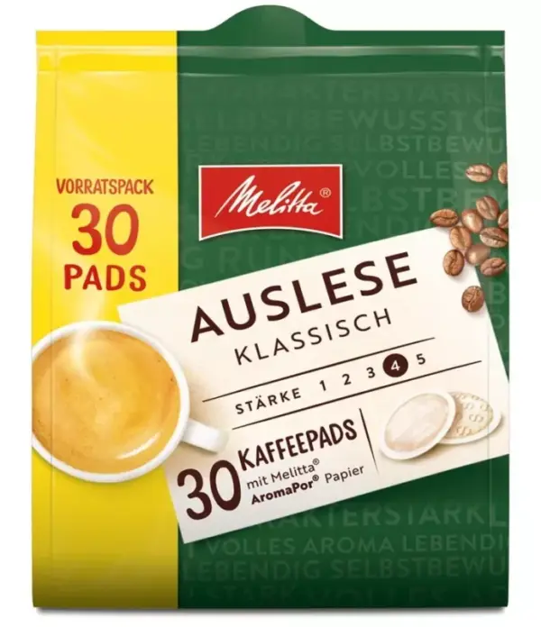 Melitta Auslese Koffiepads (10 x 30 Pads)