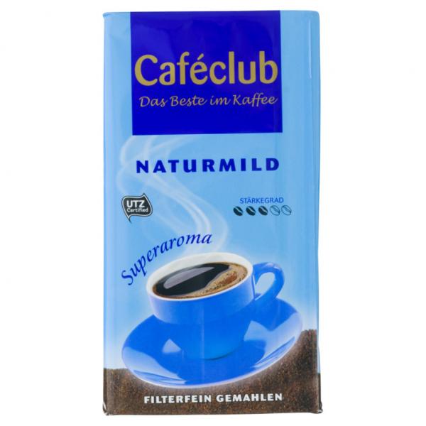 Caféclub Naturmild gemalen koffie (12 x 500 gr.) Kopen