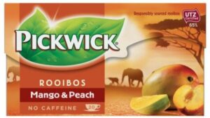 Pickwick Tea Rooibos Mango & Peach (4 x 20 teabags)
