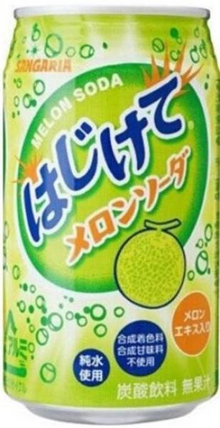 Sangaria Hajikete Melon Soda Japan Import (24 x 0,35 Liter blik JP) 001951 Kopen