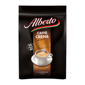 Alberto Caffè Crema Coffee Pads (6 x 36 Pads)
