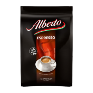 Alberto Espresso Coffee Pads (6 x 36 Pads)