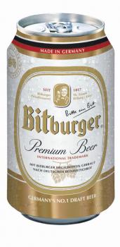 Bitburger Premium Pils Bier (24 x 0,33 Liter blik) 4,8% Alcohol Kopen