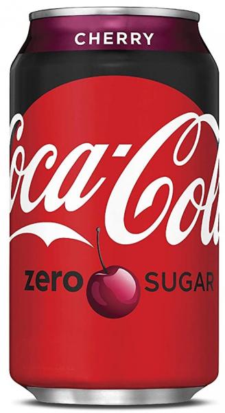 Coca Cola USA Cherry Zero Sugar (12 x 0,355 Liter blik) Kopen
