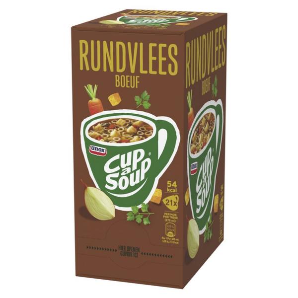 Unox Cup a Soup Rundvleessoep (21 x 14 gr. NL) Kopen