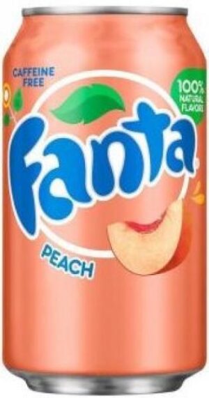 Fanta USA Peach (12 x 0,355 Liter cans)