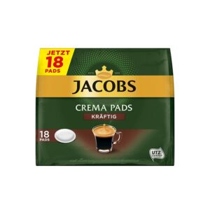 Jacobs Crema Kraftig UTZ (5 x 18 Pads)