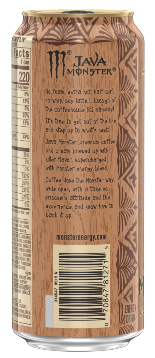 Java Monster Loca Moca Coffee + Energy USA Import (12 x 0,443 Liter blik)