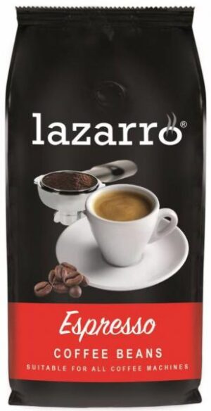 Lazarro Espresso Coffee Beans (8 x 1 Kilo)
