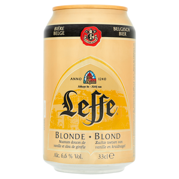 Leffe Blond Bier (24 x 0,33 Liter blik) 6,6% Alcohol Kopen
