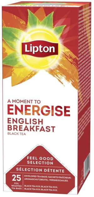 Lipton Energise English Breakfast (6 x 25 teabags)