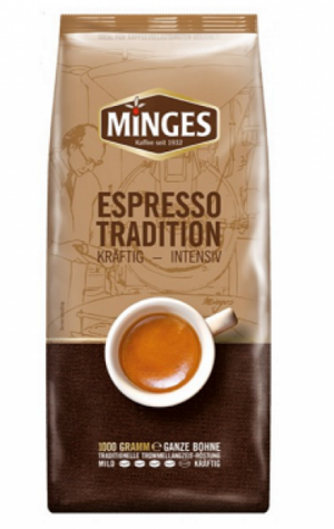 Minges Espresso Tradition Coffee Beans (8 x 1 Kilo)