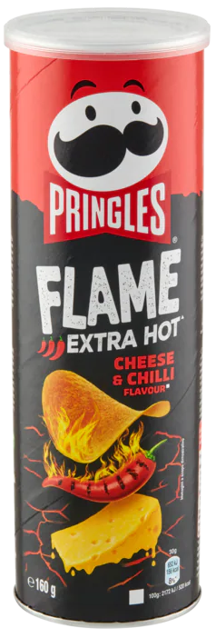 Pringles Flame Cheese & Chilli (9 x 160 gr.) Kopen