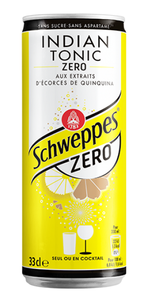 Schweppes Indian Tonic Zero (24 x 0,33 Liter blik BE) Kopen