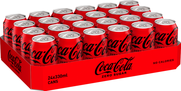Coca Cola Zero Sugar (24 x 0,33 Liter blik DK) - Five Star Trading Holland