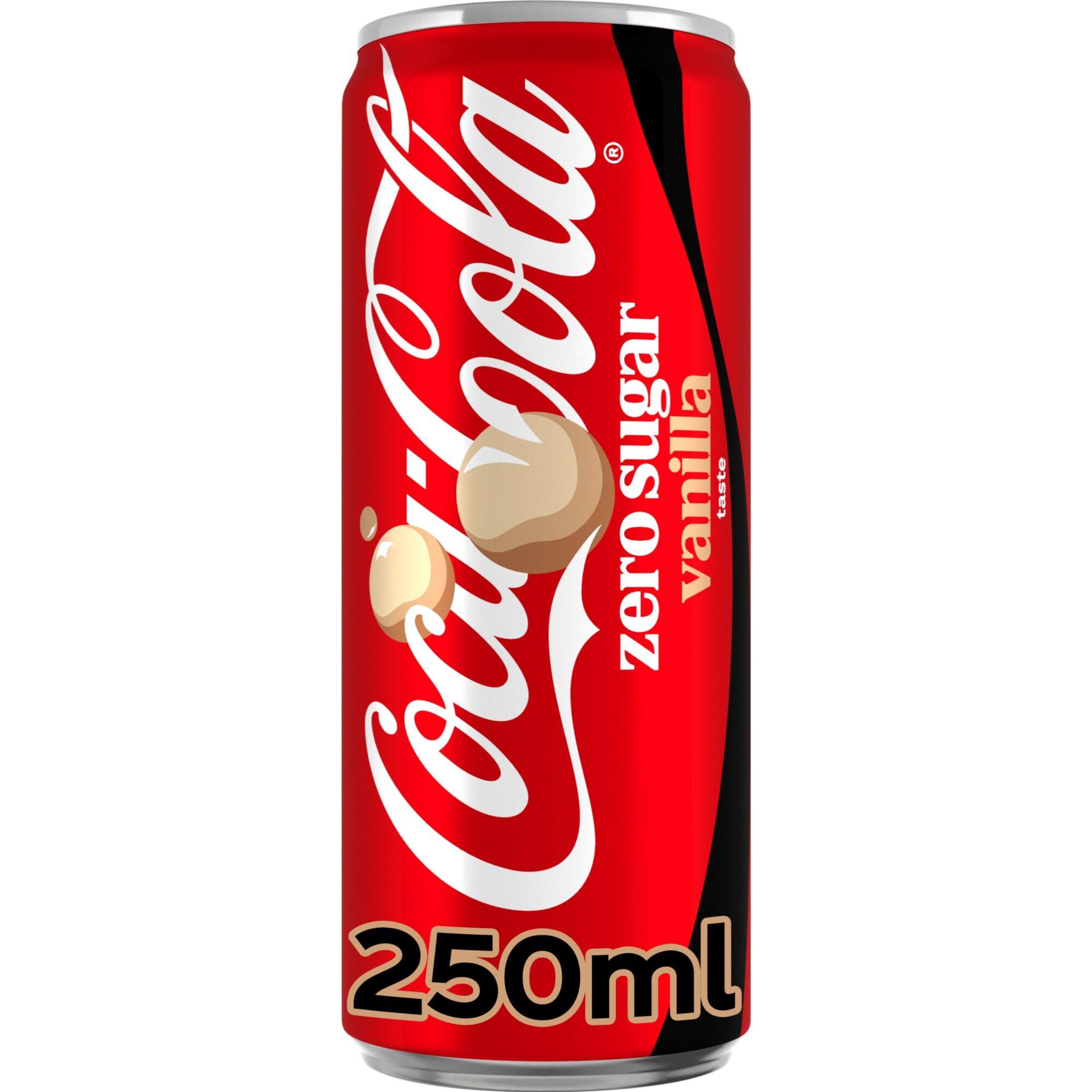 coca cola zero vanilla 250