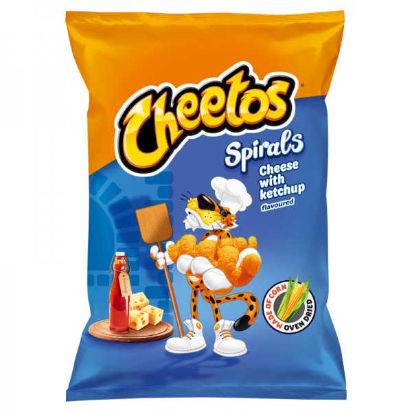 Cheetos Cheese Ketchup Spirals (1 x 130 gr. PL ) Kopen
