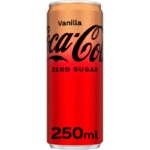 Coca Cola Zero Sugar Vanilla (24 x 0,25 Liter blik NL) Kopen