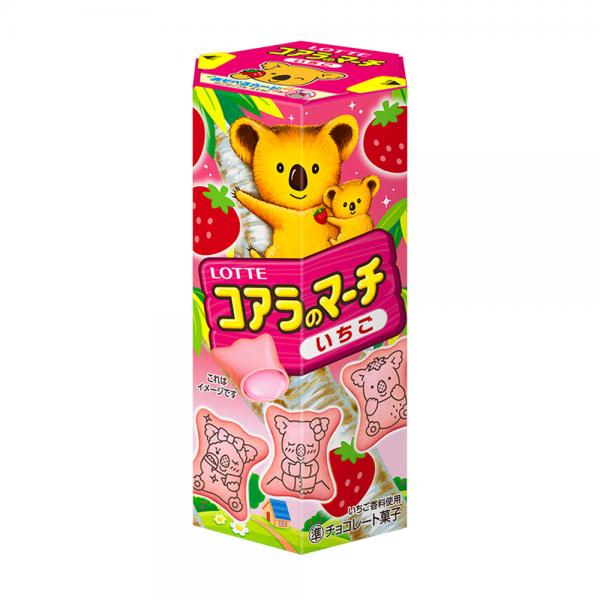 Koala No March Strawberry Japan Import (10 x 48 Gr. JP) 007581 Kopen