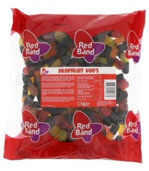 Red Band Licorice Fruit Duos (1000 Gr.)