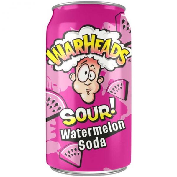Warheads USA Watermelon Sour Soda (12 x 0,355 Liter blik) Kopen