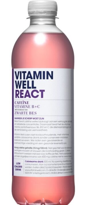 vitamin well react