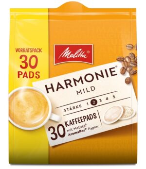 Melitta Cafe Harmonie Naturmild Coffee Pads (10 x 30 Pads)