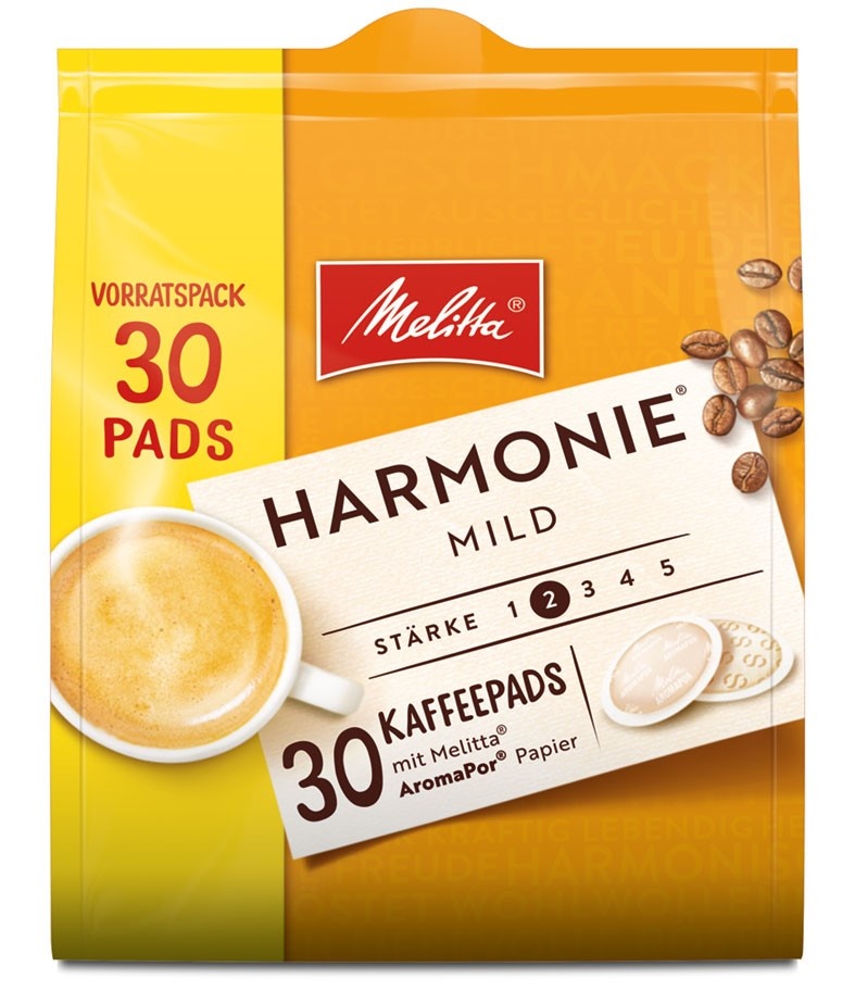 Melitta Cafe Harmonie Naturmild Koffiepads (10 x 30 Pads) Kopen