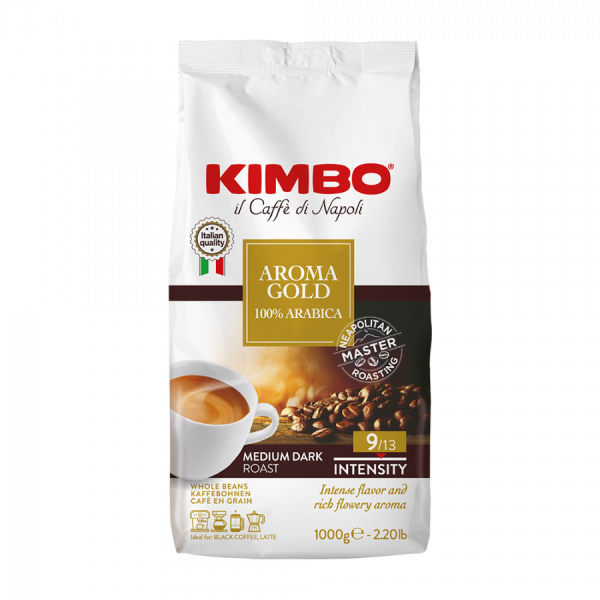 Kimbo Aroma Gold koffiebonen (6 x 1 Kilo) Kopen