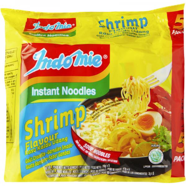 Indomie Shrimp Instant Noodles (40 x 70 g.) garnalen Kopen
