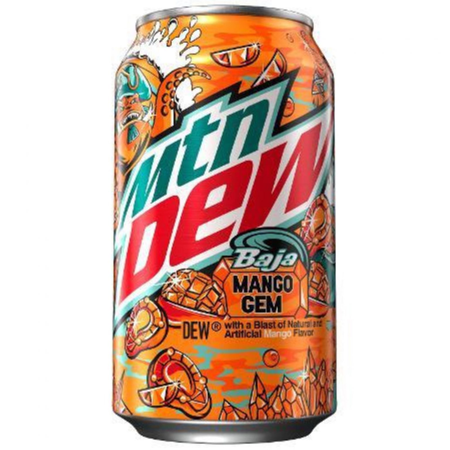 Mountain Dew USA Baja Mango Gem (12 x 0,355 Liter Dosen) Five Star