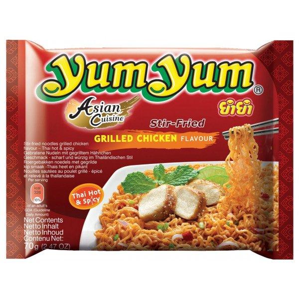 Yum Yum Chicken-Thai Hot&Spicy Noodles (30 x 70 g.) gegrilde kip Kopen