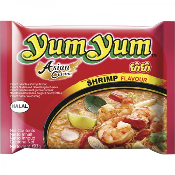 Yum Yum Shrimp Noodles (30 x 60 g.) Garnalen Kopen