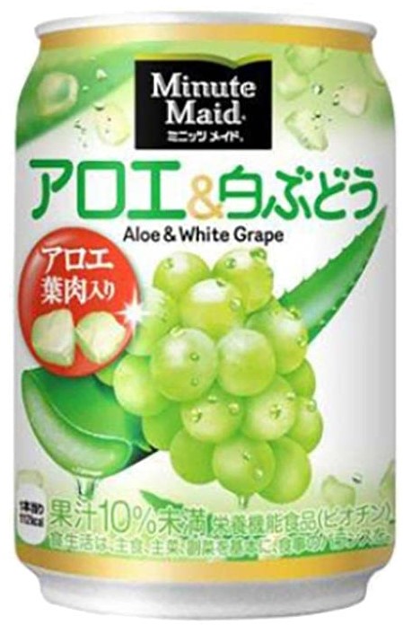 Minute Maid Aloe & White Grape Japan Import (24 x 0,28 Liter blik JP) 001102 Kopen