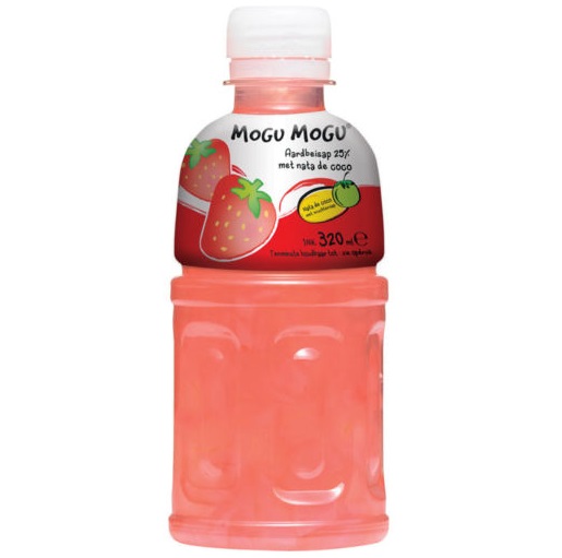 Mogu Mogu Aardbei (24 x 0,32 Liter PET-fles) THT 10-04-2024 Kopen