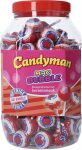 Candyman Mac Bubble Cherry Lolli Pop Chewing Gum (100 pcs) Kopen